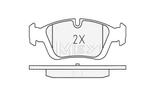 Klocki Hamulcowe Bmw Przód E36 316-325 09 90-2000