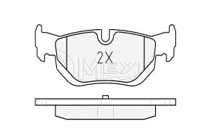 Klocki Hamulcowe Bmw Tył E87 90 91 Meyle