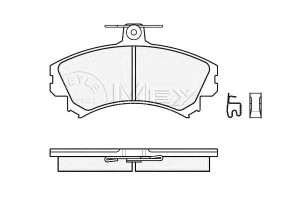Klocki Hamulcowe Mitsubishi Przód Colt 04- Smar Fo