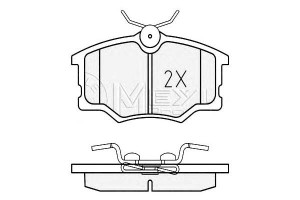 Klocki Hamulcowe Opel Przód Corsa B 1,4 1,7d 93-00
