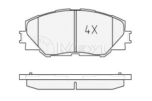 Klocki Hamulcowe Toyota Przód Rav4 Iii 2,0b 2,2d 0