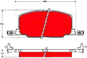 Klocki Hamulcowe Lexus Es Toyota Camry Carina Ii C