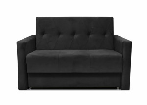 Sofa 2-osobowa BOMO Czarna