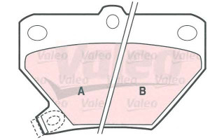 Klocki Hamulcowe Toyota Tył Yaris Valeo