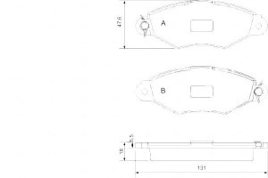 Klocki Hamulcowe Renault Kangoo 97- A.b.s.