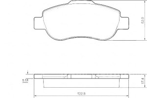 Klocki Hamulcowe Fiat Panda 1.3jtd 03- A.b.s.