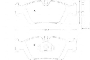 Klocki Hamulcowe Bmw 3 E36 91-00 A.b.s.