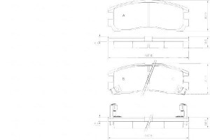 Klocki Hamulcowe Opel Sintra 96-99 Tył Z Czuj. A.b