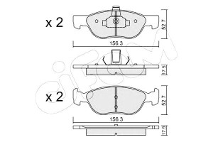 Klocki Hamulcowe Fiat Punto 1.9jtd 99-05 Cifam