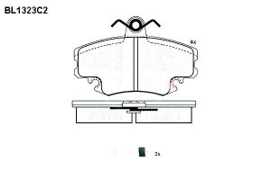 Klocki Hamulcowe Dacia Sandero Renault Espace Mega