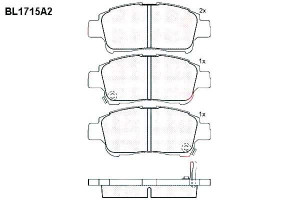 Klocki Hamulcowe Toyota Yaris 16.5mm Wva23348 Z Cz