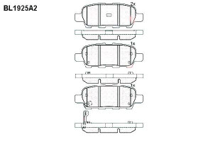 Klocki Hamulcowe Nissan Cube Qashqai Tiida X-trail