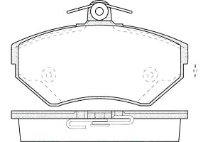 Klocki Hamulcowe Audi A4 Seat Cordoba Vw Passat 1.