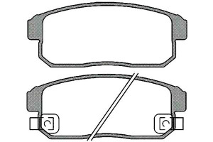 Klocki Hamulcowe Suzuki Ignis I 1.3/1.5 10.00-12.0