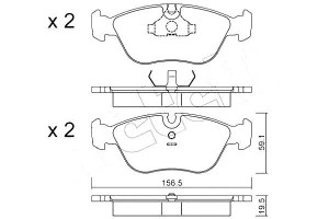 Klocki Hamulcowe Volvo 850,s70,v70,c70 Metelli