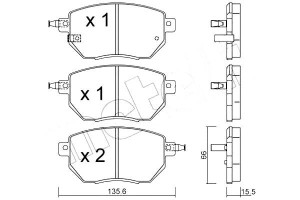 Klocki Hamulcowe Infiniti Fx35 Fx45 03- Metelli