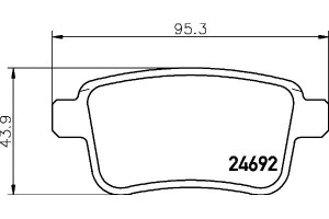 Klocki Hamulcowe Mintex 7701209869 440606267r 3766