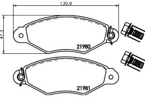 Klocki Hamulcowe Mintex 425205 425169 425192 42520