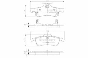 Klocki Hamulcowe Honda Civic Ix 1.4 I-vtec Nippart