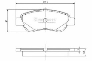 Klocki Hamulcowe Citroen C1 1.0 Toyota Aygo 1.4 Hd