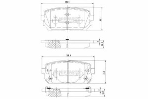 Klocki Hamulcowe Kia Carens Iii 2.0 Crdi Nipparts