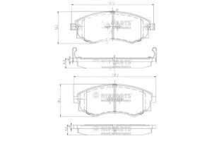Klocki Hamulcowe Hyundai Lantra Matrix Sonata Kia