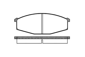 Klocki Hamulcowe Remsa 41060c7190 41060c7125 41060
