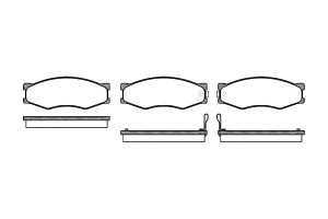 Klocki Hamulcowe Remsa 4106003r86 4106025n25 41060