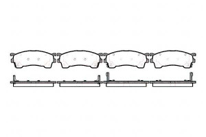 Klocki Hamulcowe Ford Probe Mazda 323 626 Mx-6 Xed