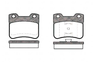 Klocki Hamulcowe Citroen Ax Saxo 17mm Wva21857 Roa