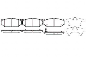 Klocki Hamulcowe Suzuki Swift 05>15mm Przód Z Czuj