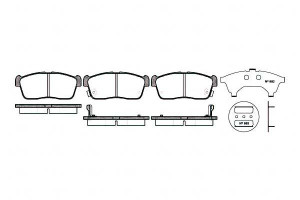 Klocki Hamulcowe Daihatsu Charade Cuore Trevis Suz