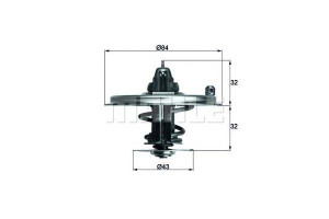Termostat Bmw 85c E32 E34 E38 Behr
