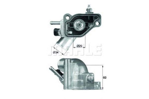 Termostat Opel 92c Vectra B Behr