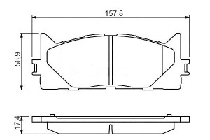Klocki Hamulcowe Lexus Es Toyota Avalon Camry 2.0-