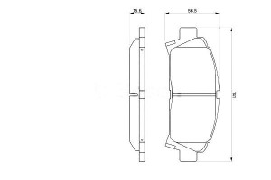Klocki Hamulcowe Toyota Przód Carina E Bosch