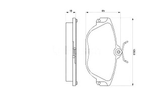 Klocki Hamulcowe Volvo Przód 940 960 Bosch