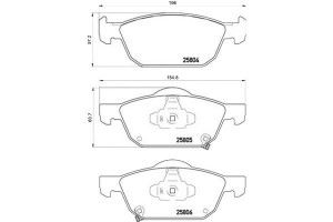 Klocki Hamulcowe Honda Civic Ix 12- Przód Brembo