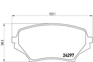 Klocki Hamulcowe Mazda Mx-5 05-14 Przód Brembo