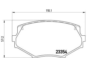 Klocki Hamulcowe Mazda Mx5 93-05 Brembo