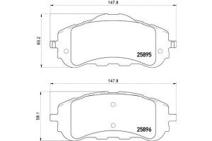 Klocki Hamulcowe Peugeot 308 Ii 13- Przód Brembo