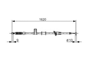 Linka Hamulca Ręcznego Volvo S40 I V40 1.6-2.0 07.