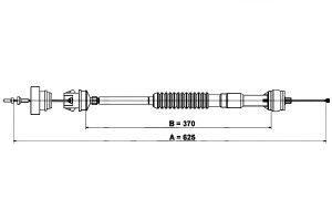 Linka Sprzęgła Peugeot 306 1.8-2.0d 04.93-12.02 At
