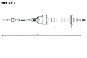 Linka Sprzęgła Opel Astra 1,4-1,8 91-02 Fte