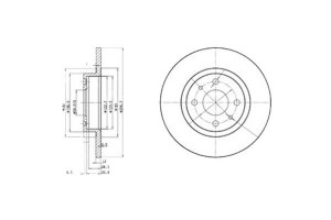 Tarcze Hamulcowe 2szt Alfa Romeo 145 146 Fiat 500