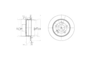 Tarcze Hamulcowe 2szt Mercedes 190 (w201) Coupe (c