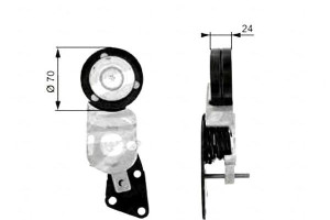 Napinacz Paska Seat Skoda Vw Gates