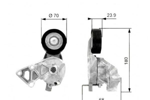 Napinacz Paska Wielorowkowego Audi A3 Ford Galaxy