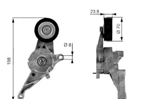 Napinacz Paska Wielorowkowego Audi A3 Ford Galaxy