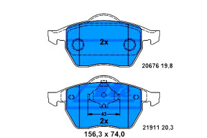 Klocki Hamulcowe Audi A3 Tt Seat Ibiza Iii Leon To
